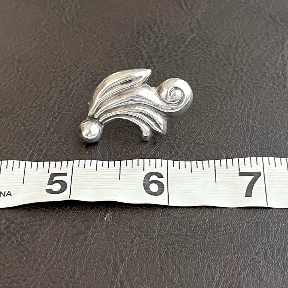 Los Castillo signed sterling silver 925 screw back earrings - Picture 5 of 6
